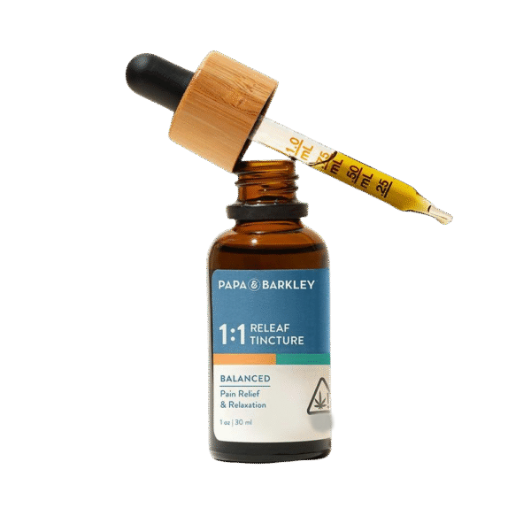 RELEAF TINCTURE CBD THCa 1:1 - BALANCED, CBD 466MG, THCa 418MG, 30ML